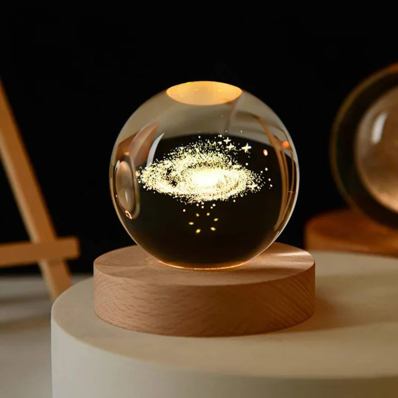 Globo de Luz Decorativo LED 8CM  – Elegância com Toque On/Off Instantâneo