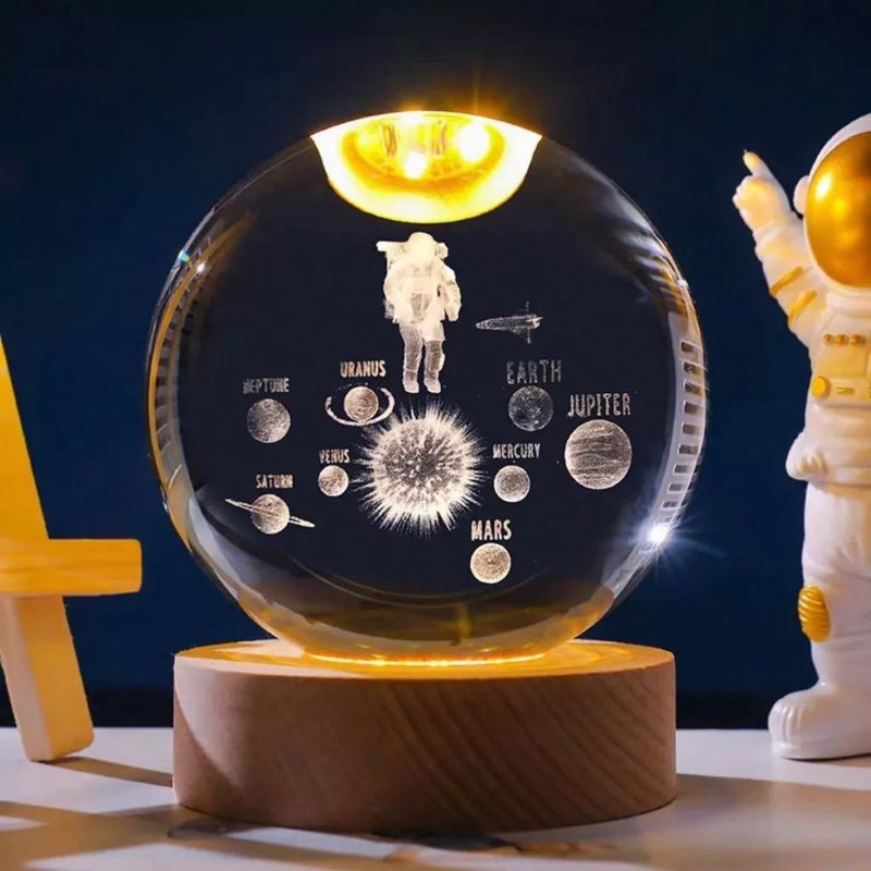 Globo de Luz Decorativo LED 8CM  – Elegância com Toque On/Off Instantâneo