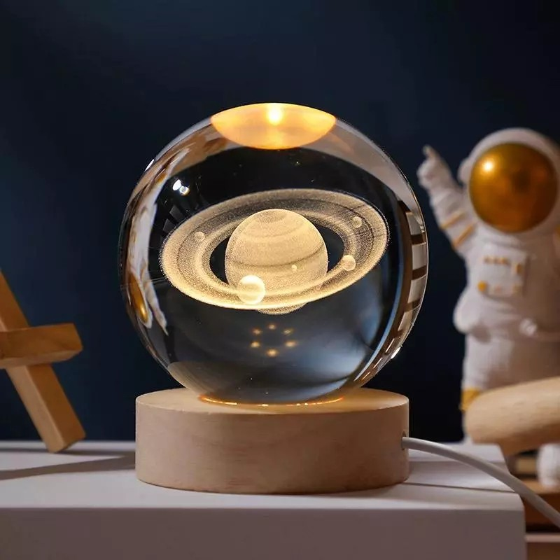 Globo de Luz Decorativo LED 8CM  – Elegância com Toque On/Off Instantâneo