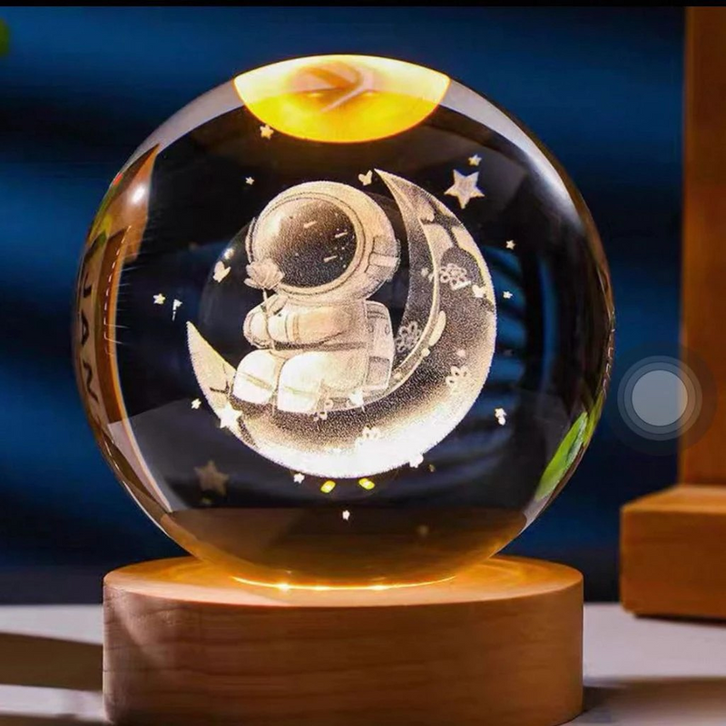 Globo de Luz Decorativo LED 8CM  – Elegância com Toque On/Off Instantâneo